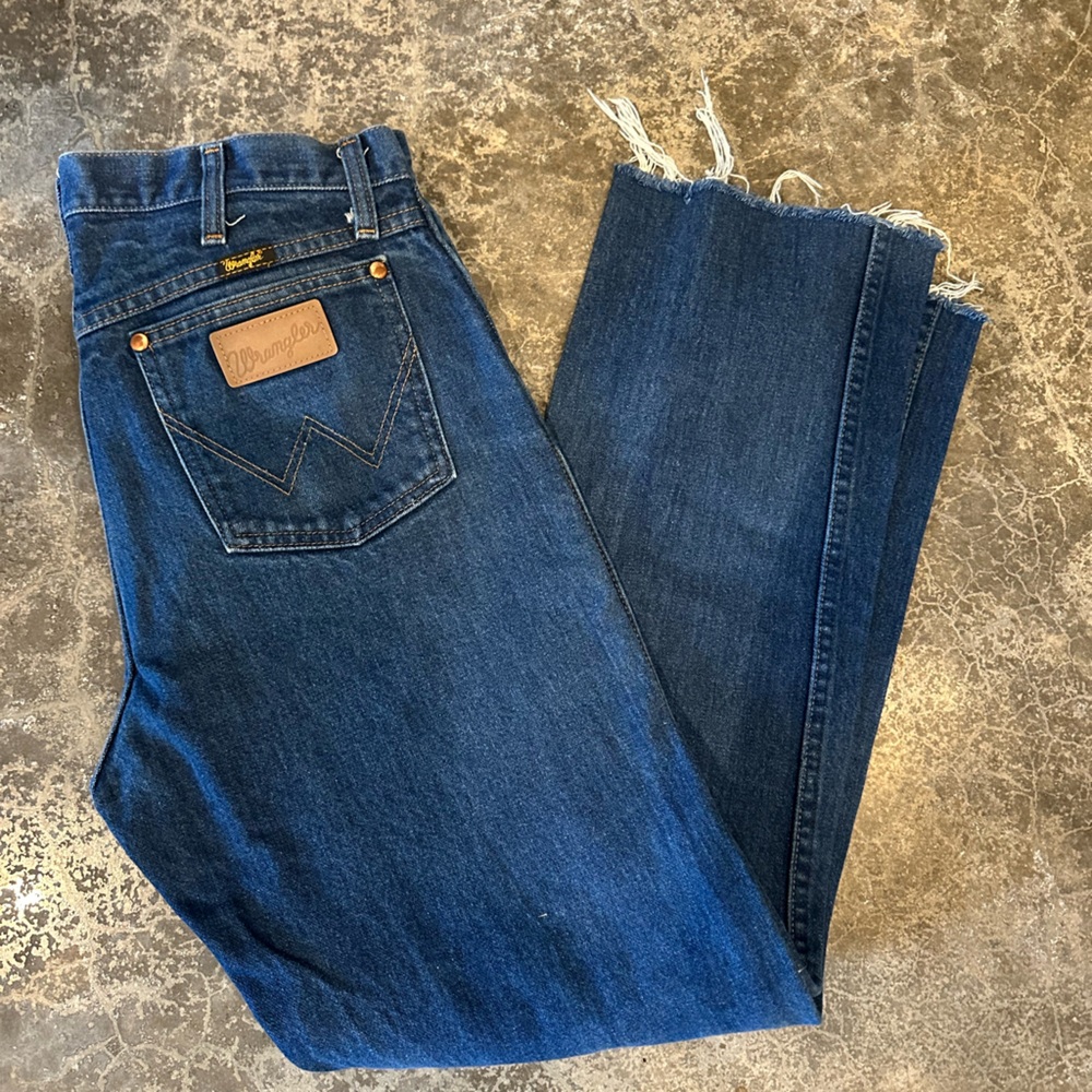 Wrangler  Deep Blue Relaxed Jeans